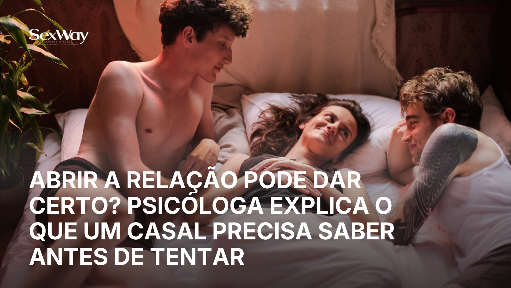 Trisal em relacionamento aberto